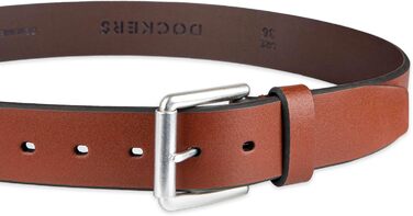 Чоловічий шкіряний ремінь Dockers з пряжкою, колір: бежевий