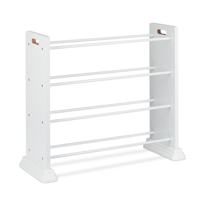 Relaxdays Children's Shelf White with Storage Boxes