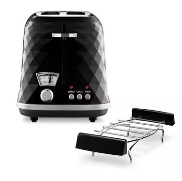 Тостер De'Longhi CTJ 2103.BK, чорний, 900 Вт