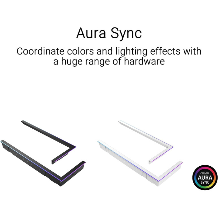 Корпус для ПК ASUS TUF GAMING TG ARGB Black - ігровий, з RGB підсвічуванням, USB Type-C, 4 вентилятори, GT502 Horizon Lighting Kit