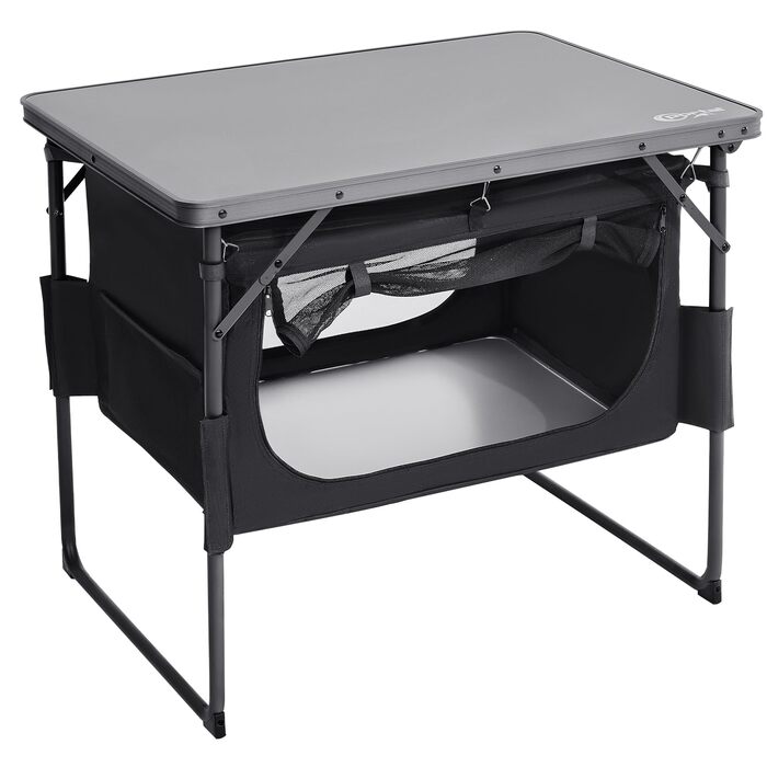 Складний кемпінговий стіл Portal зі зберіганням, портативний міні-стіл для пікніка, саду, балкону