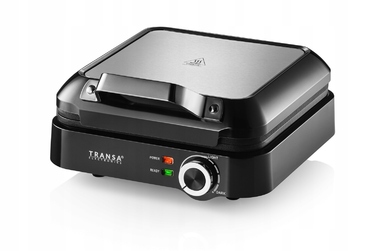 Вафельниця Transa Electronics TE-34, 2200 Вт, чорна