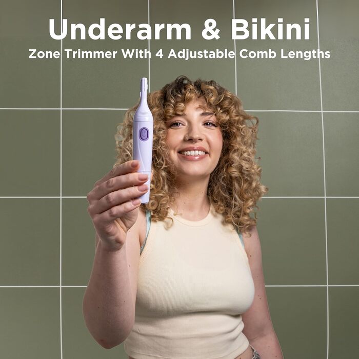 Електричний триммер Wilkinson Sword Intuition Perfect Finish 4-в-1 для тіла, бікіні, обличчя та брів (1 шт.)