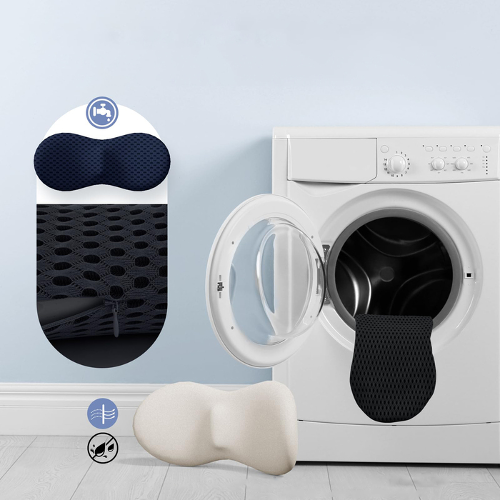 Ортопедична подушка під поперек з ефектом пам'яті (Memory Foam) для сну, авто та крісла