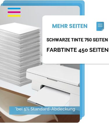Картриджі 301XL сумісні з HP 301 (чорний та кольоровий), Multipack для Envy 4500 4504 5530 5534, DeskJet 2540 2544 2549, OfficeJet 2620 2622 4630 4632