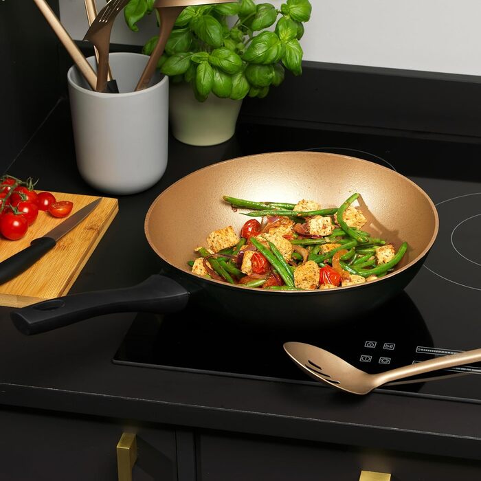 Сковорода гриль Russell Hobbs RH01674BEU7 28 см з антипригарним покриттям (індукція, Wok)