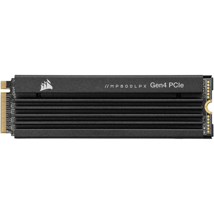 SSD Corsair MP600 PRO LPX 4TB M.2 NVMe PCIe Gen4 для PS5 (7100 МБ/с, 6800 МБ/с, компактний форм-фактор)