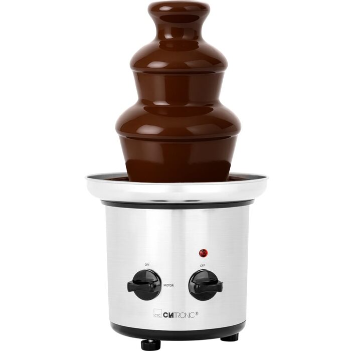 Шоколадний фонтан Clatronic SKB 3248 з функцією плавлення | для фруктів та випічки | легко чистити