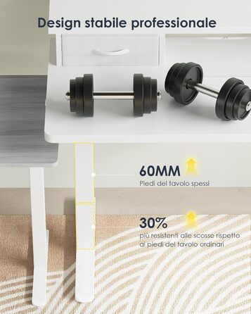 Регульований за висотою стіл OffiGo 120x60 з L-подкоркой, USB, висувна шухляда, ергономічний комп'ютерний стіл
