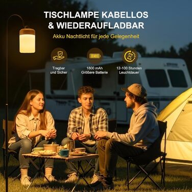 Нічник LED 2 шт, сенсорний диммер, USB зарядка, пульт ДУ, 13 кольорів, 3 режими, бездротовий таймер для спальні/вітальні (Коричневий)