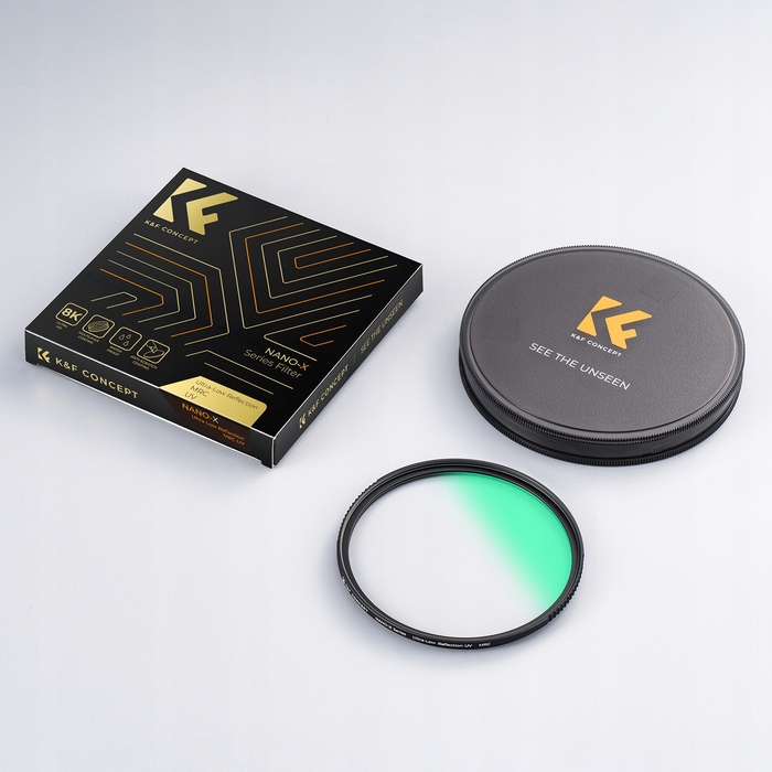 Ультрафіолетовий фільтр K&F Concept UV Ultra Low Reflection 8k MRC Nano X Slim 58мм