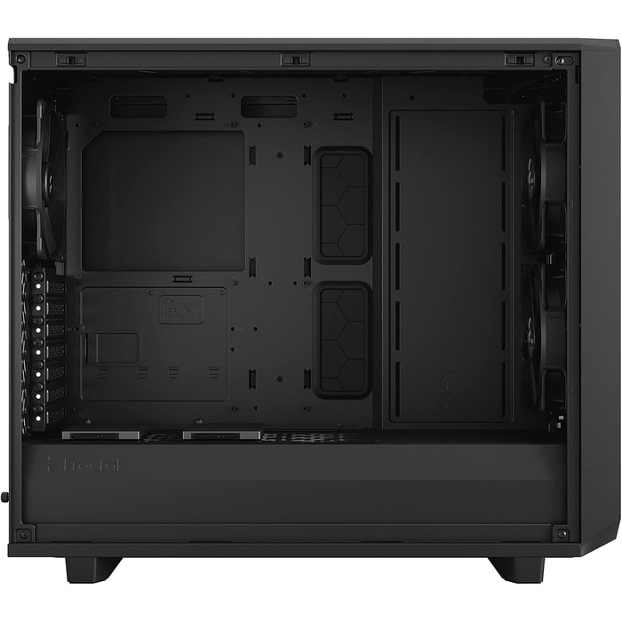 Корпус ПК Fractal Design Meshify 2 Lite White з прозорою панеллю з темпурованого скла, ATX, FD-C-MEL2A-04 (Чорний)