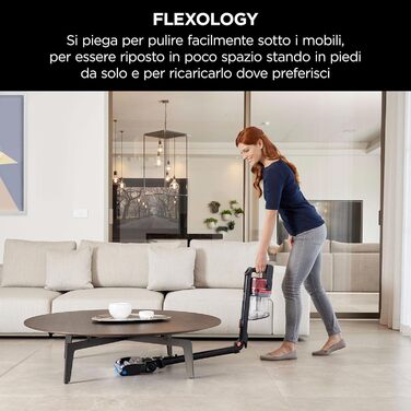 Бездротовий пилосос Shark IZ300EUT: акумулятор 60 хв, DuoClean, насадка для тварин, антизаплутування волосся, 20 см щілинна насадка, чорно-червоний