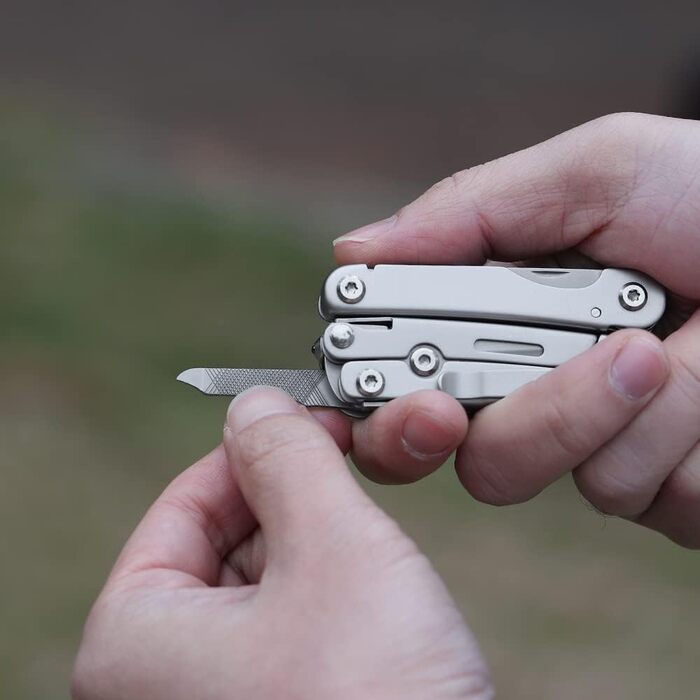 Мультитул ROXON M2 Mini Storm 14 в 1 з розкладною ножицями та без набору біт