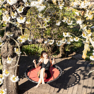 Relaxdays Nest Swing 120cm