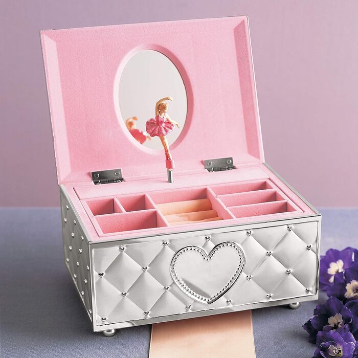 Музична шкатулка Lenox Childhood Memories з балериною, метал, 2.35