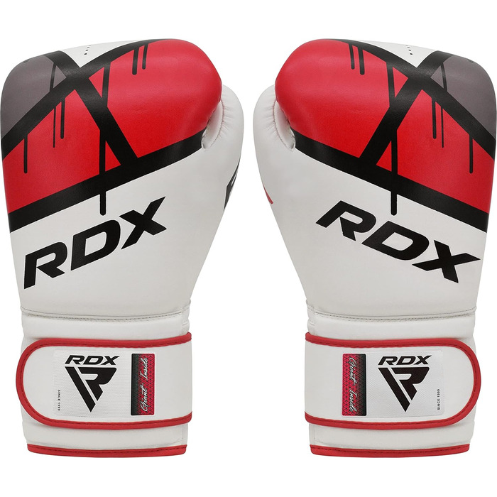Боксерські рукавички для дітей RDX Junior, Maya Hide, вентильована долоня, для спарингу, кікбоксингу, ММА, 6OZ, зелені