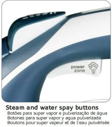 Праска HÆGER ULTRA STEAM 2800: керамічна підошва, захист від накипу та протікання, самоочищення, 2800 Вт