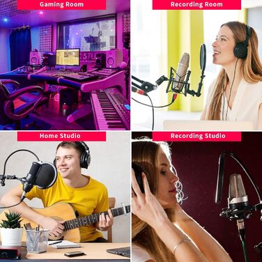 Акустичні гексагональні панелі Rdutuok для звукоізоляції, 12 шт, 30x26x1 см, шумопоглинаючі стінові панелі для студії, офісу та декору (темно-сірі)