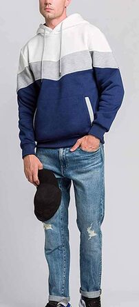 Чоловічий світшот з капюшоном, блакитний: стильний та зручний худі