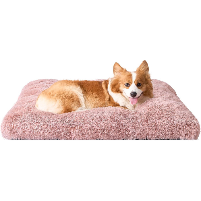 М'яке ліжко для собак EHEYCIGA, 60x45 см, рожеве. Зручне, миється, з антиковзаючою основою. Ідеальне для маленьких собак.