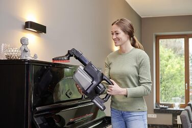 SEVERIN SEPURO: Акумуляторний ручний та стійковий пилосос з технологією мішка та акумулятором Einhell Power. Бездротовий пилосос з мішком для алергіків, акумуляторний пилосос, HV 7185 (PRO безмішковий варіант)