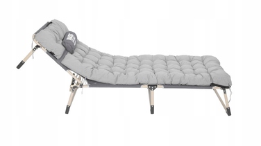 Розкладне ліжко Bass 193 см x 75 см, сіре