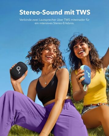 Soundcore Anker Select 4 Go: Портативна Bluetooth колонка, IP69, 20 годин роботи, водонепроникна, плаваюча, чорна