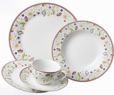 Ritzenhoff & Breker Shanti Doppio Coffee Set - 30 Piece Porcelain Dinnerware Set