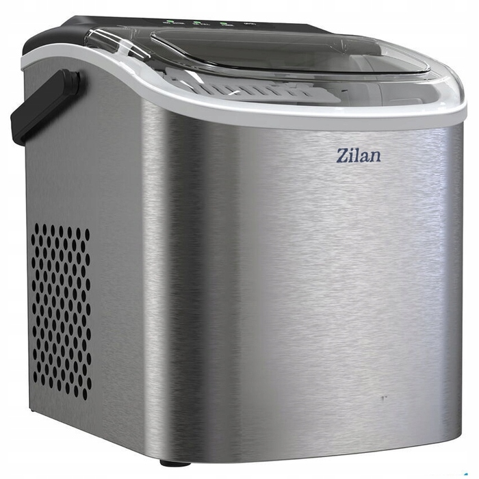 Льодогенератор Zilan ICE MAKER 15 кг, сріблястий/сірий, 95 Вт