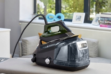 Парова станція Rowenta Silence Steam Pro, 2800 Вт, 1,3 л, чорний з зеленим