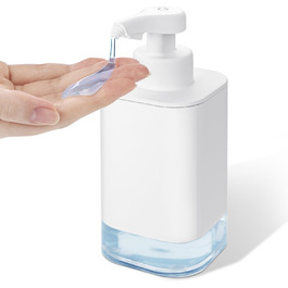 Automatic Soap Dispenser with Sensor Infrared Electric: 400ml Automatic No Touch Dispenser Soap with USB Charging Battery for Bathroom, Kitchen, Home White