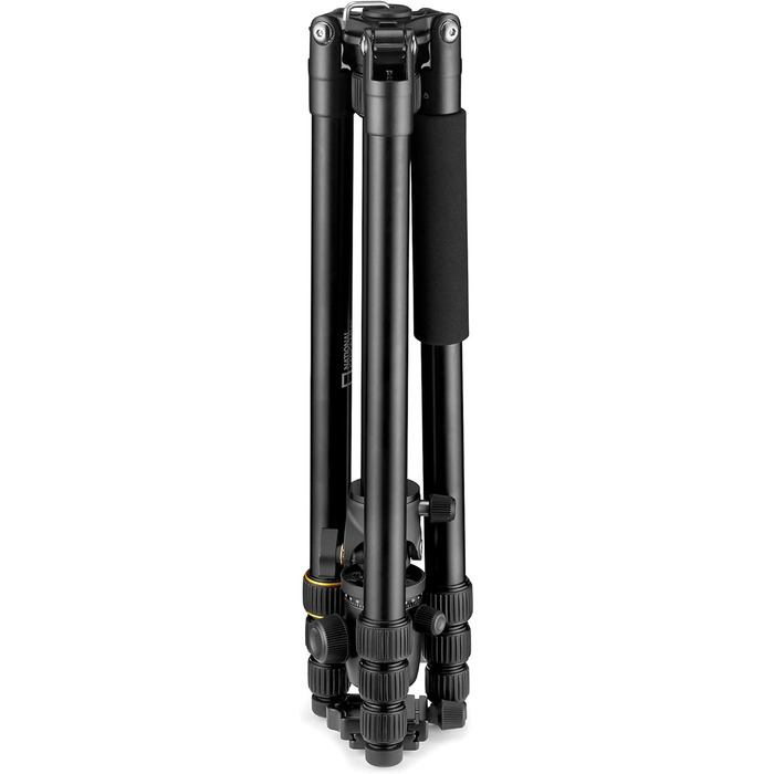 Штатив National Geographic Foto з моноподом, карбон, 5 секцій, 8 кг, кулькова головка, швидкозмінна платформа, для фото та відео