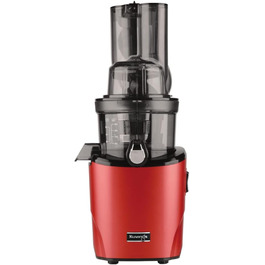Соковижималка Kuvings REVO830 Slow Juicer з подвійною завантажувальною горловиною, автоматичною системою нарізки, набір фільтрів для смузі та сорбету, матова темно-червона