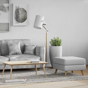 Мережевий фільтр 10 розеток з захистом від перенапруги, з вимикачем та поворотними кріпленнями, металевий корпус (білий)