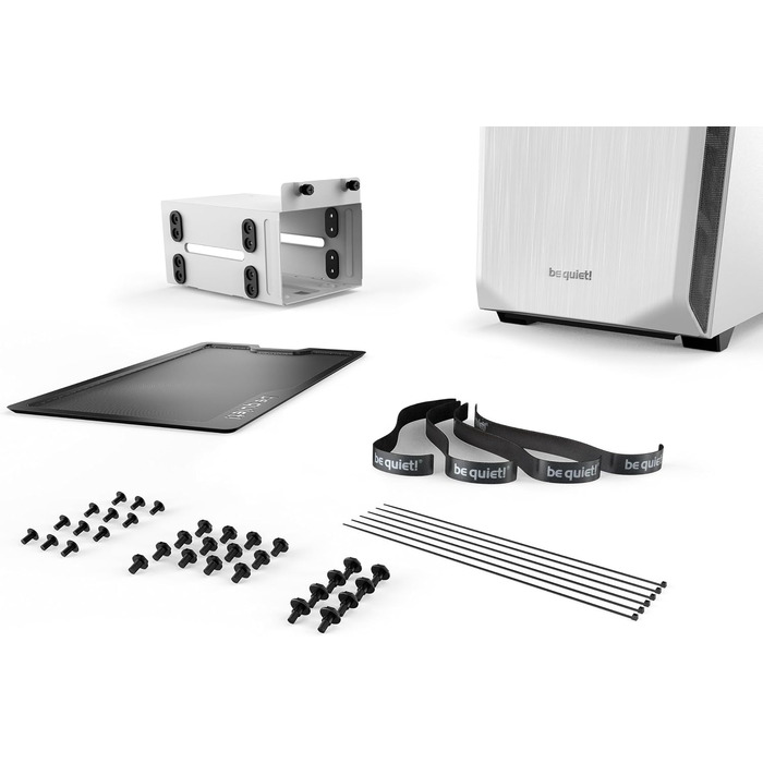Корпус для ПК be quiet! Pure Base 500 White, 2x 140мм вентилятори Pure Wings 2, підтримка радіаторів до 360мм, білий