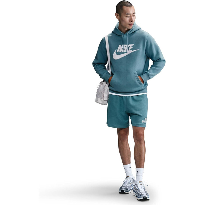 Чоловіче худі Nike Sportswear Club Fleece BV2654, колір Denim Turq/White, розмір 3XL