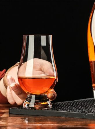 Набір склянок для віскі 6 шт. | Склянка для віскі 200 мл | Елегантні склянки для віскі з кришталевого скла | Склянки для віскі з скла, придатні для миття в посудомийній машині | Ідея подарунка для чоловіків