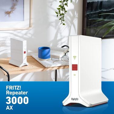 FRITZ!Repeater 3000 AX - Wi-Fi 6 репітер з трьома радіомодулями (до 4200 Мбіт/с)