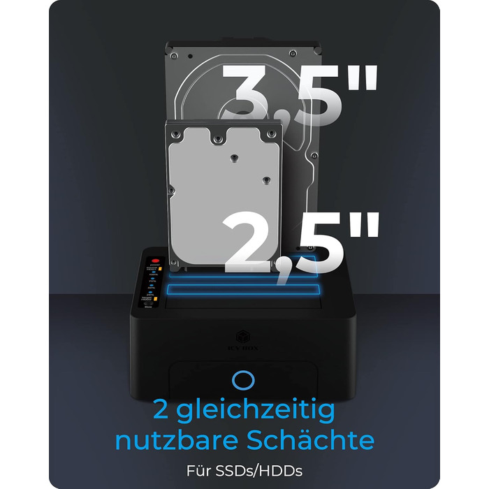 Док-станція ICY BOX для 2 HDD SATA 2.5