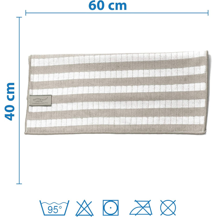 The Blue Wonder Extra Dishcloth | made from bamboo fibers | extremely absorbent | 60 cm x 40 cm (Berry, 5)