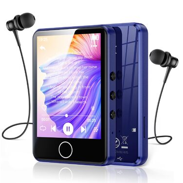 MP3 плеєр GPTEK з Bluetooth 5.3, 2.8