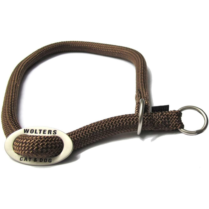 Вольтерс | Нашийник-сліп з регулюванням розміру Tabac | L 45-55 x 1,3 см