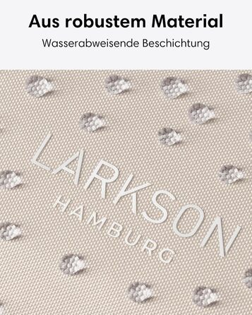 Сумка через плече LARKSON Solveig Medium бежева - Містка напівмісяць (8 л) - Водовідштовхувальна