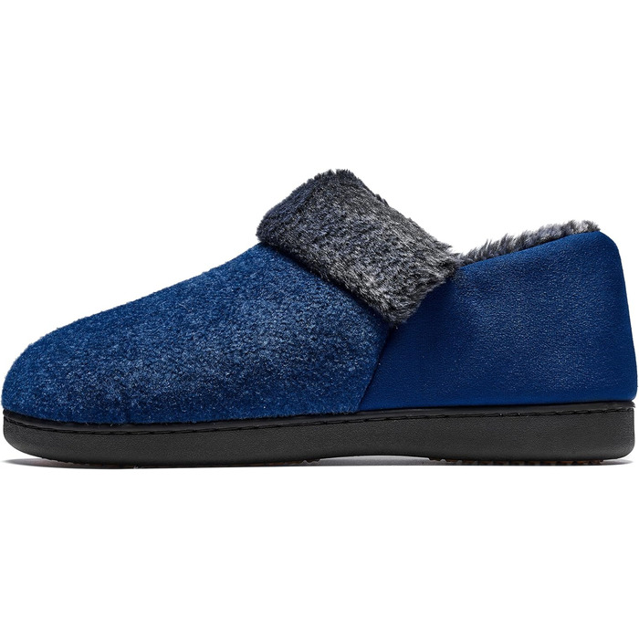 Тапочки Mishansha Herren Winter Warme Hausschuhe з піною Memory Foam, зимові, теплих блакитних кольорів, розмір 38-49
