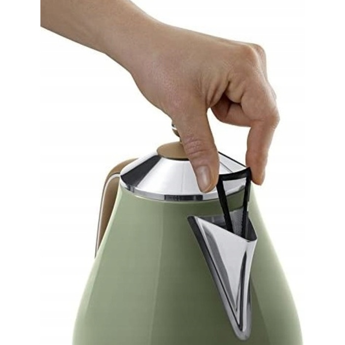Електричний чайник De'Longhi KBOV 2001.GR, 2000 Вт, 1,7 л, зелений