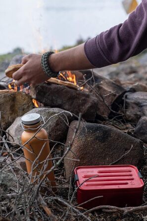 SIGG - Alu Lunchbox Plus - Lunchbox with Compartment - Award-Winning - Dishwasher Safe & Microwave Safe - Absolutely Leakproof - Featherlight - BPA-Free