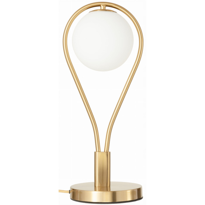 Настільна лампа Ledigo Milano, білий/жовтий, 40 Вт