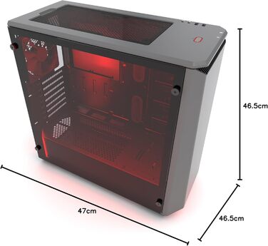 Корпус Phanteks Eclipse P400 Steel ATX Mid Tower чорного кольору з темноватим склом, серія P400