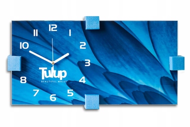 Елегантний настінний скляний годинник 